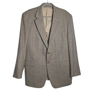 Lauren Ralph Lauren Classic Men's Checkered Blazer Wool 46 Regular